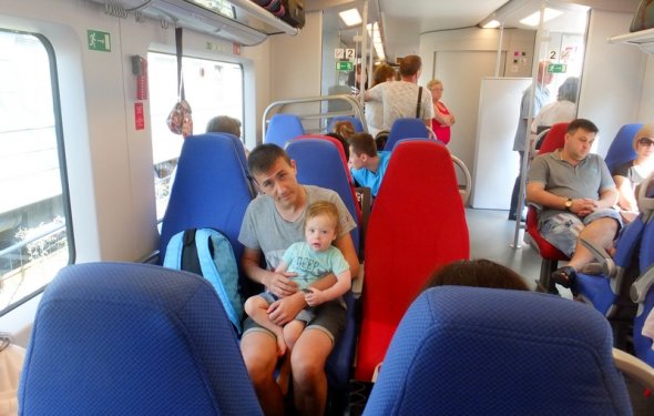 Скоростной поезд Ласточка - Бабский блог